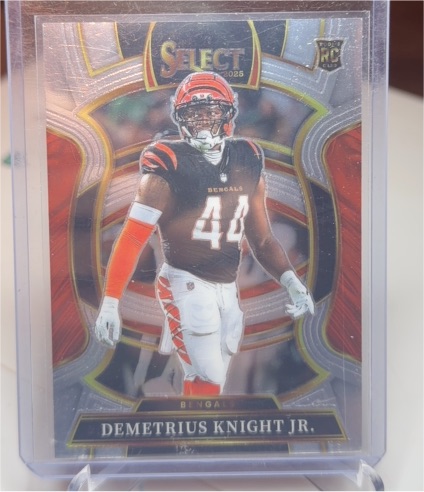 2025 Panini Select #58 Demetrius Knight Jr. — front