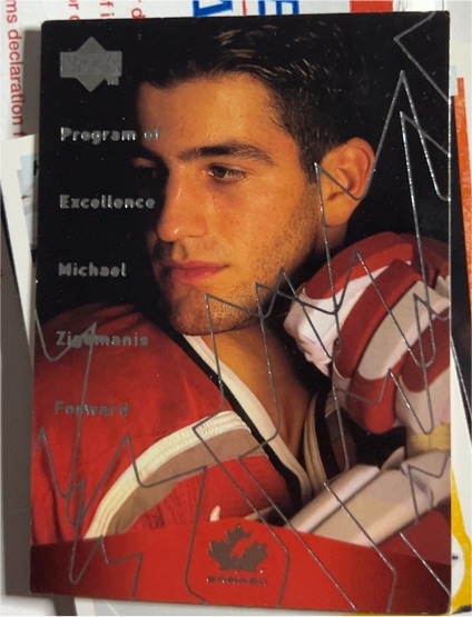 1998-99 Upper Deck Program of Excellence #412 Michael Zigomanis — front