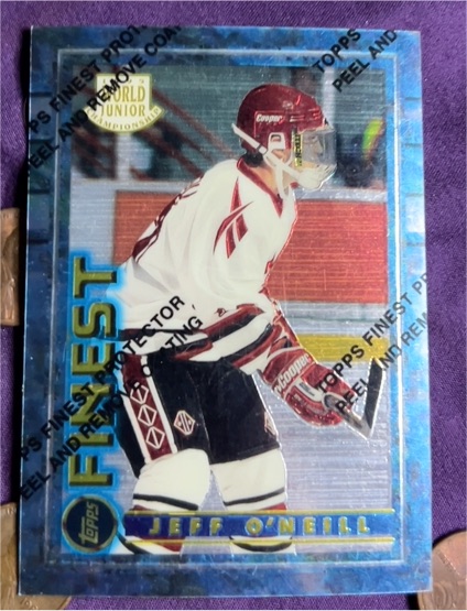1994-95 Topps Finest #162 Jeff O'Neill — front