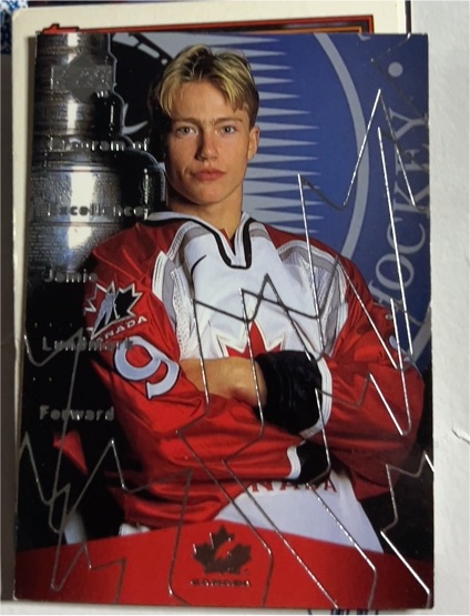 1998-99 Upper Deck Program of Excellence #403 Jamie Lundmark — front