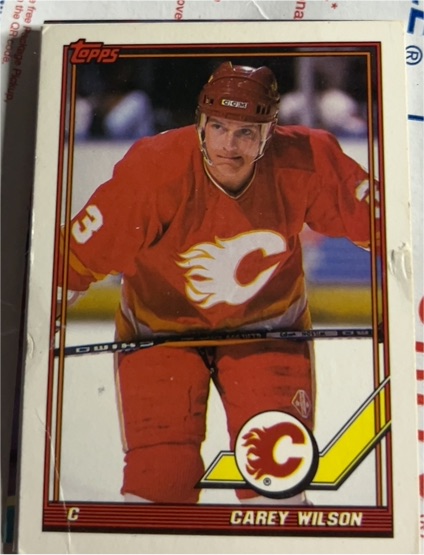1991-92 Topps #85 Carey Wilson — front