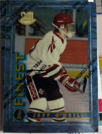 1994-95 Topps Finest #162 Jeff O'Neill — front