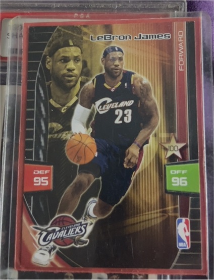 2009-10 Panini Adrenalyn XL #100 LeBron James — front