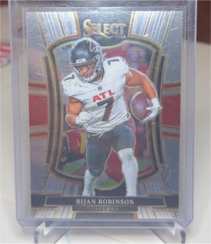 2025 Panini Select Premier Level #148 Bijan Robinson — front