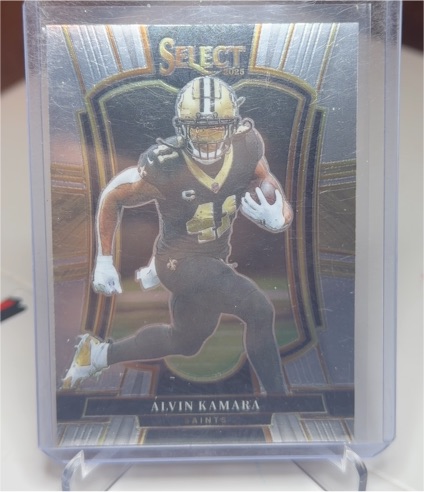 2025 Panini Select Premier Level #140 Alvin Kamara — front