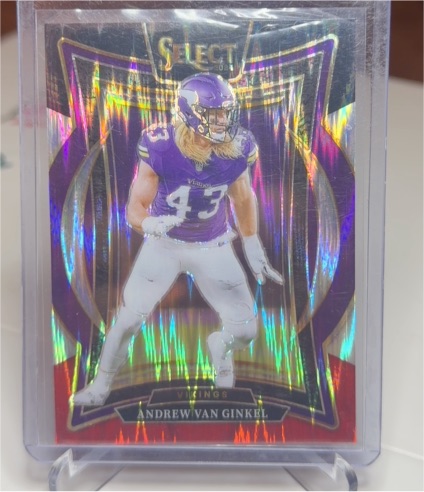 2024 Panini Select #6 Andrew Van Ginkel Minnesota Vikings — front