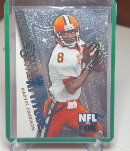 1996 Skybox Impact Same Game More Attitude #8 Marvin Harrison — front