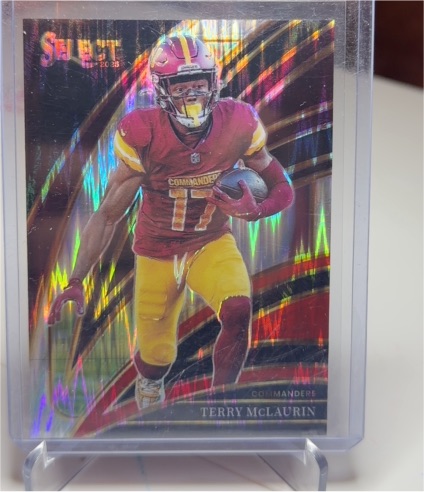 2025 Panini Select #288 Terry McLaurin Club Level Commanders — front