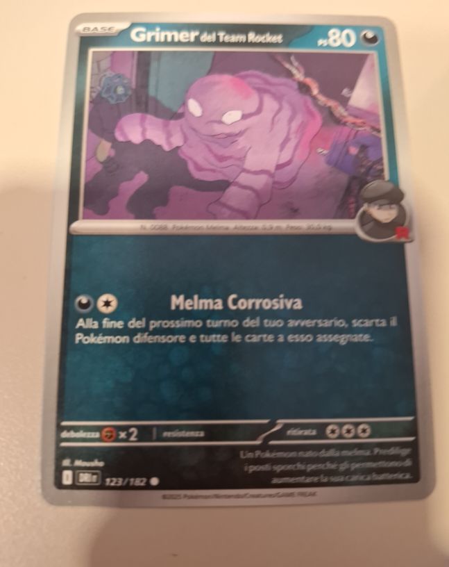 2023 Pokémon Scarlet & Violet Destined Rivals #123 Grimer — front
