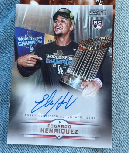 2025 Topps Stadium Club #SCBA-EH Edgardo Henriquez — front