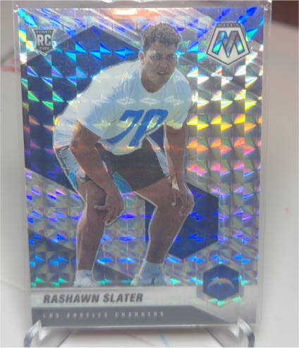 2021 Panini Mosaic #371 Rashawn Slater — front