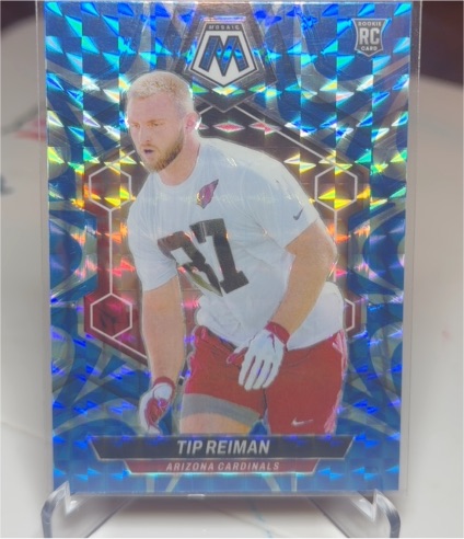 2024 Panini Mosaic #367 Tip Reiman Mosaic Reactive Blue RC — front