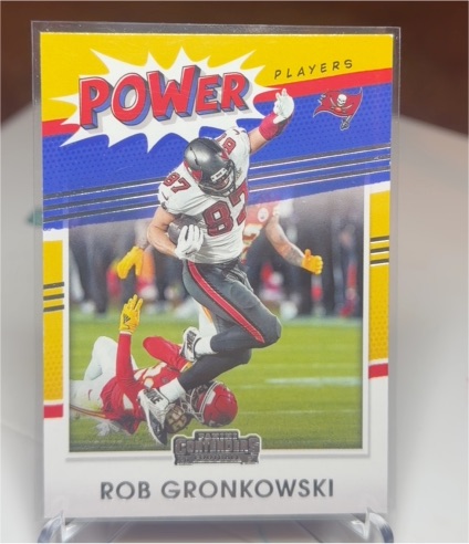 2021 Panini Contenders #PP-RGR Rob Gronkowski Power Players — front