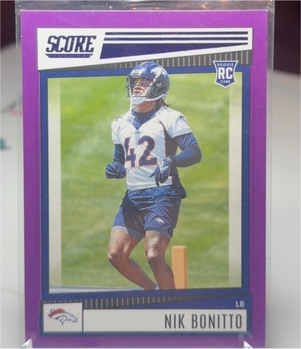 2022 Panini Score #317 Nik Bonitto — front