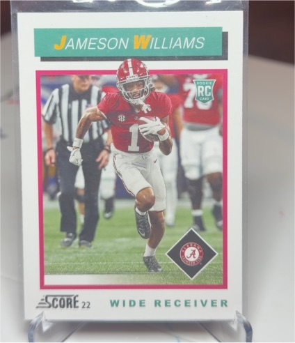 2022 Panini Score Football #TB9 Jameson Williams — front