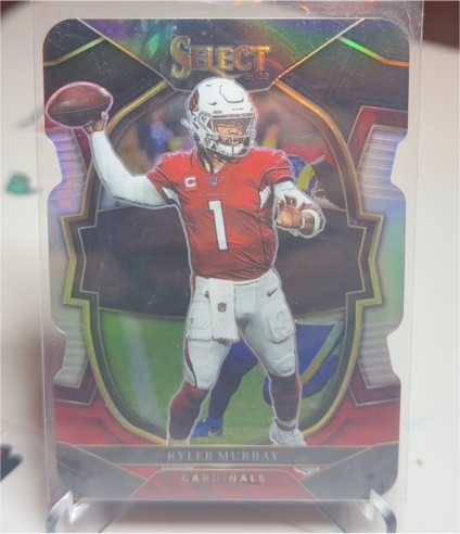 2022 Panini Select #10 Kyler Murray Silver Prizm Die-Cut — front