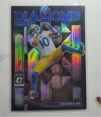 2022 Panini Donruss Optic #DH-1 Cooper Kupp Diamond Hands — front