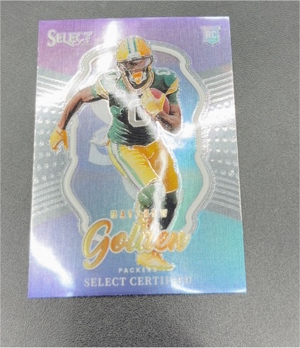 2025 Panini Select Certified Rookies #18 Matthew Golden — front