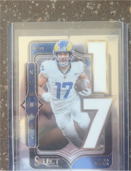 2024 Panini Select #2 Puka Nacua Select Numbers — front