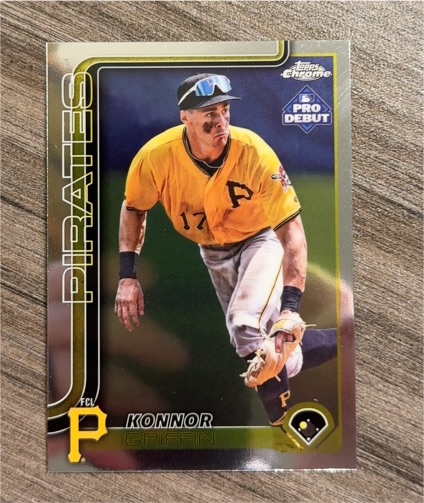 2025 Topps Chrome Pro Debut #PDC-32 Konnor Griffin — front