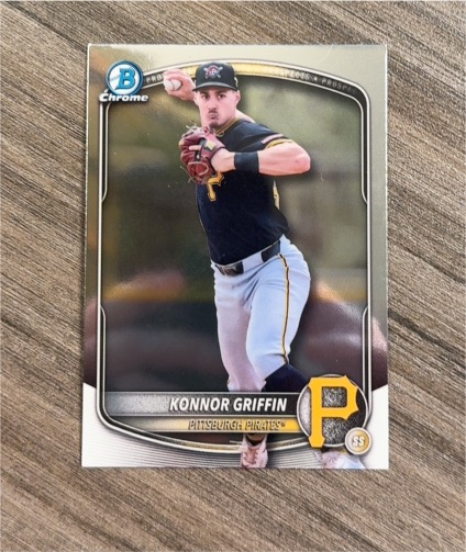 2025 Bowman Draft Chrome #BDC-102 Konnor Griffin — front