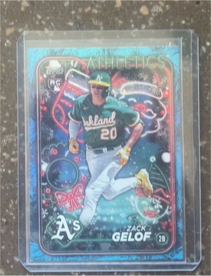 2024 Topps Holiday #H72 Zack Gelof — front