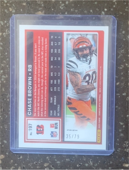 2025 Panini Donruss #197 Chase Brown — front