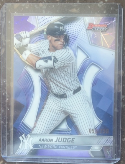 2025 Bowman's Best #38 Aaron Judge — front