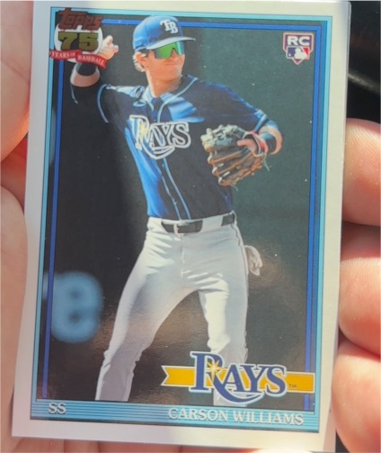 2026 Topps Series 1 #T91-38 Carson Williams — front