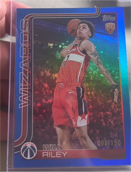 2025-26 Topps #221 Will Riley — front