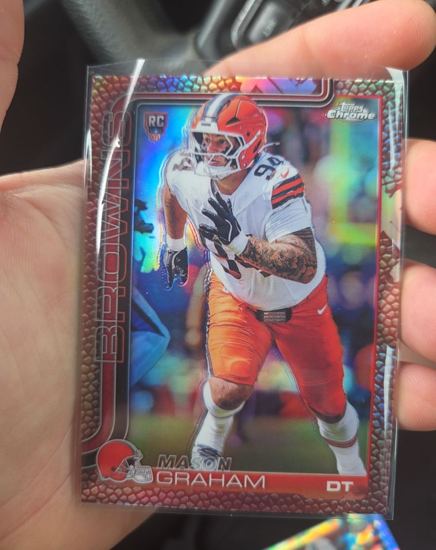 2025 Topps Chrome #302 Mason Graham — front