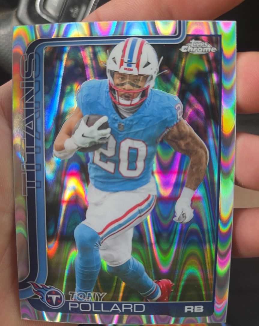 2025 Topps Chrome #290 Tony Pollard — front