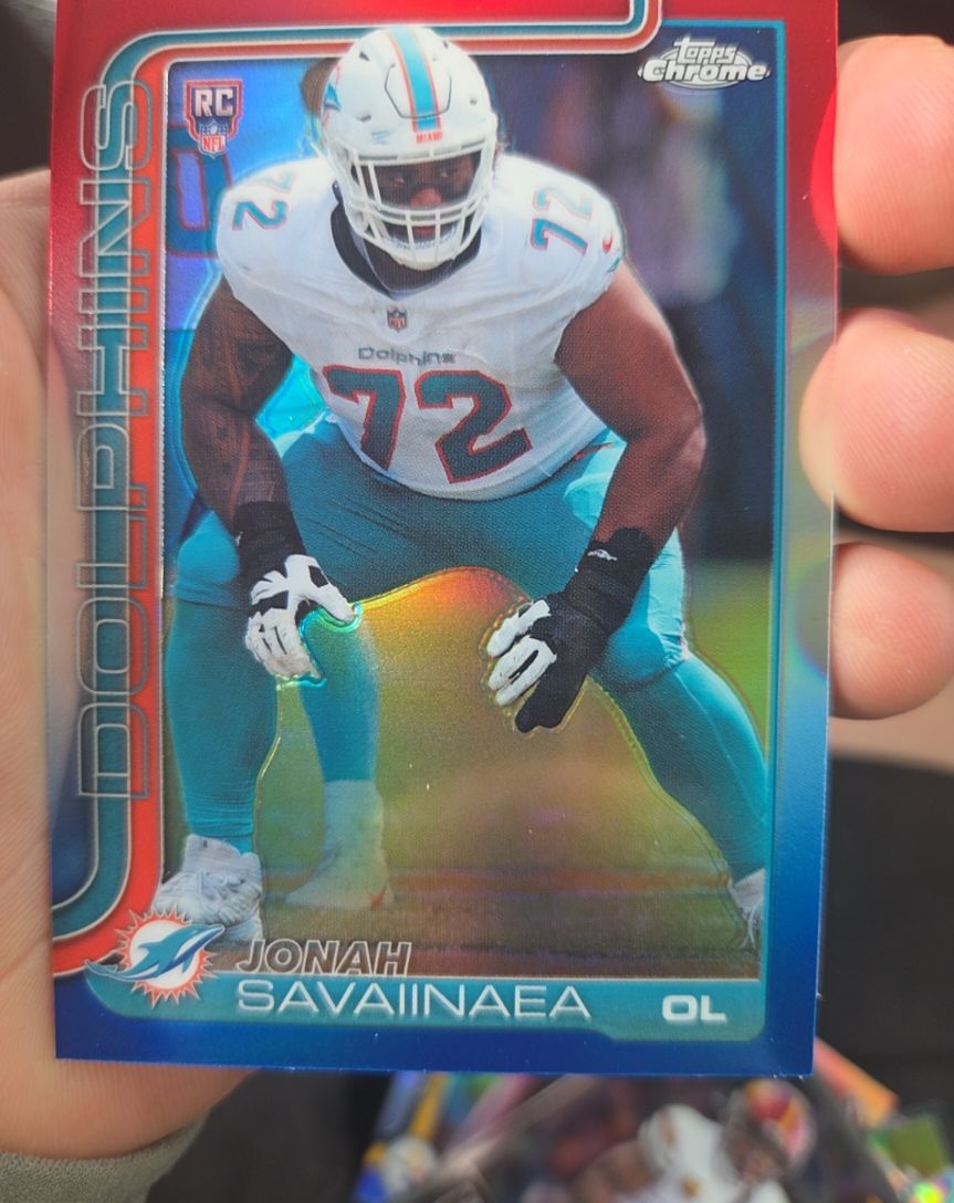 2025 Topps Chrome #380 Jonah Savaiinaea — front