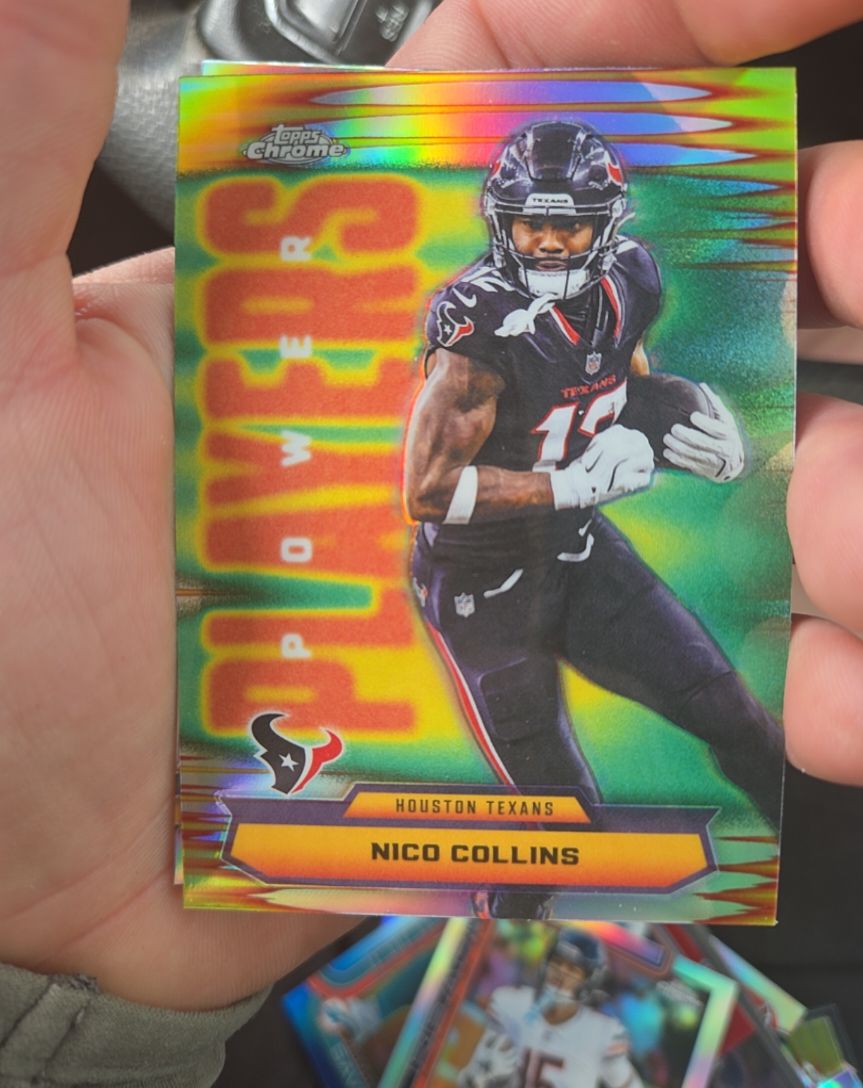 2025 Topps Chrome Power Players #PP-30 Nico Collins — front