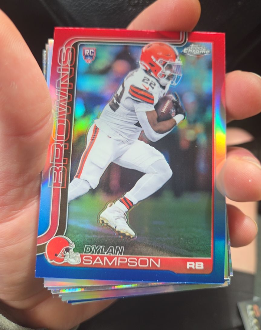 2025 Topps Chrome #308 Dylan Sampson — front