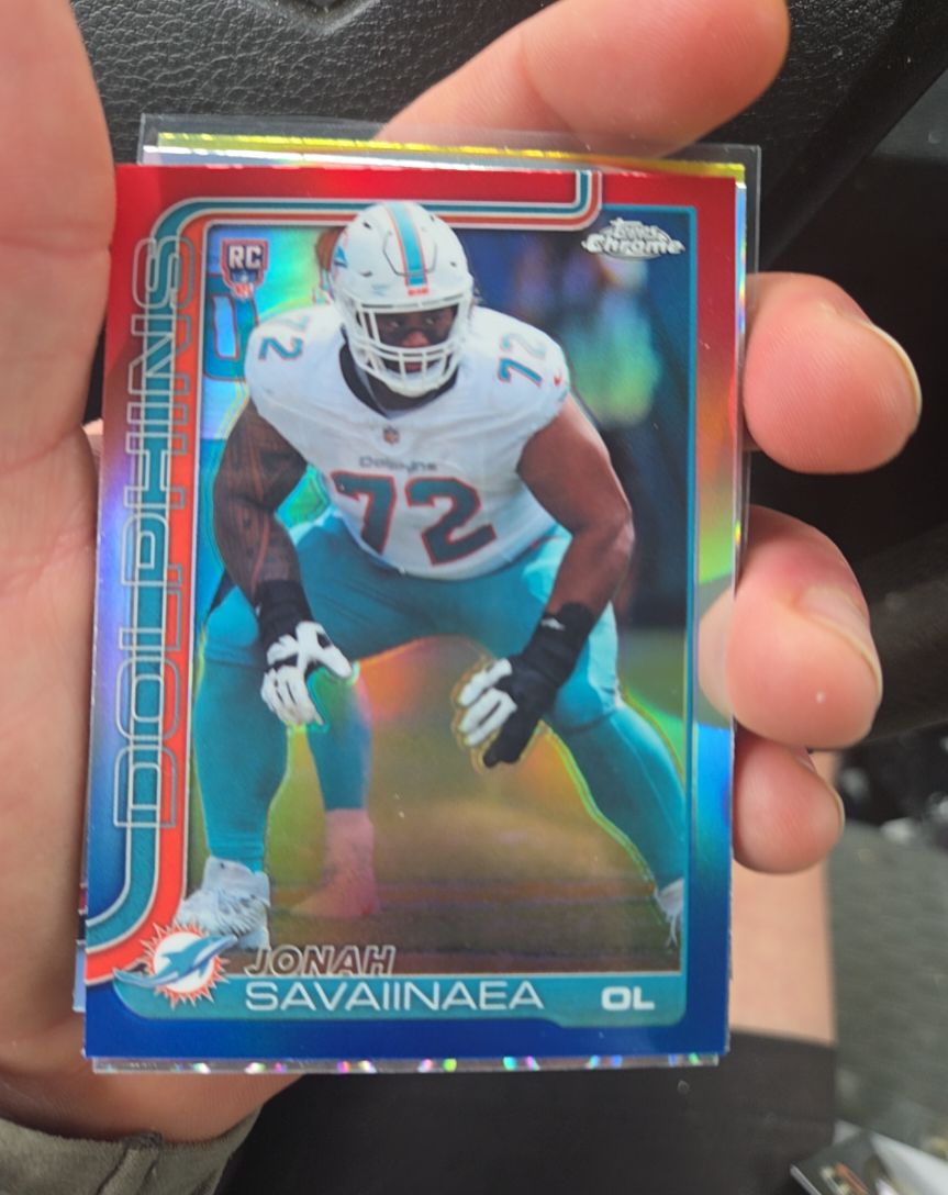 2025 Topps Chrome #380 Jonah Savaiinaea — front