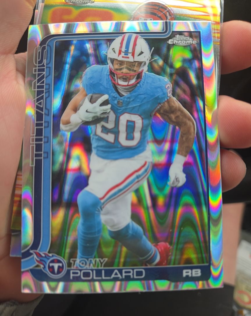 2025 Topps Chrome #290 Tony Pollard — front