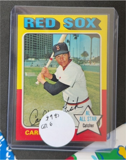 1975 Topps #80 Carlton Fisk — front