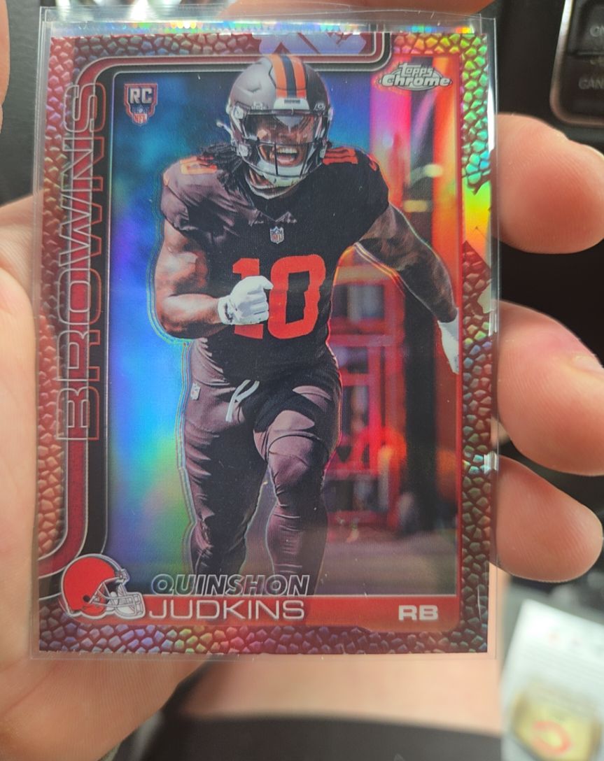 2025 Topps Chrome #325 Quinshon Judkins — front