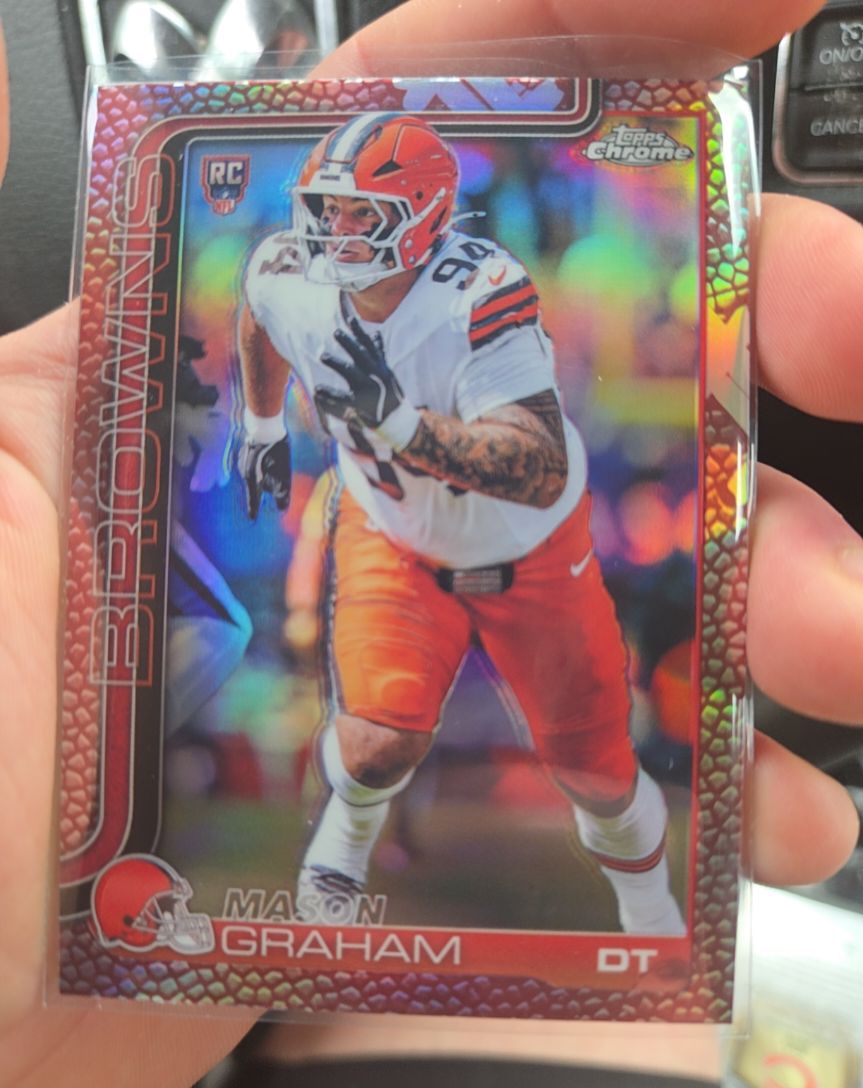 2025 Topps Chrome #302 Mason Graham — front