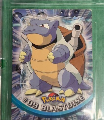 1999 Topps Pokemon TV Animation Series 1 #09 Blastoise — front