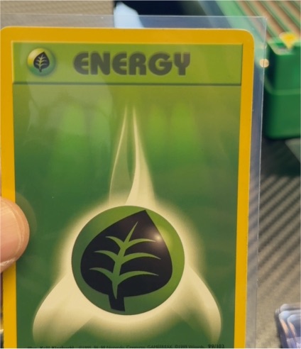 1999 Pokémon #99 Grass Energy — front