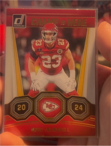 2024 Panini Donruss Champ is Here #11 Drue Tranquill — front