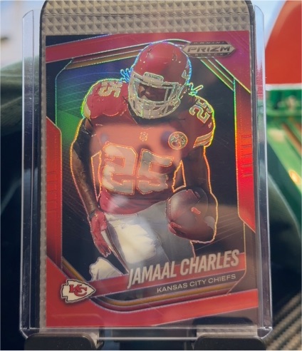 2025 Panini Prizm Black #76 Jamaal Charles — front