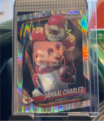 2025 Panini Prizm Black #76 Jamaal Charles — front