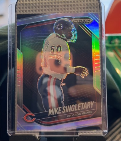 2025 Panini Prizm Black #23 Mike Singletary — front