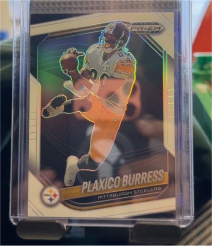 2025 Panini Prizm Black #124 Plaxico Burress — front