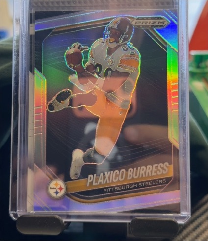 2025 Panini Prizm Black #124 Plaxico Burress — front