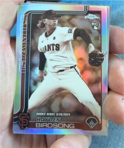 2025 Topps Chrome Update #USC159 Hayden Birdsong — front