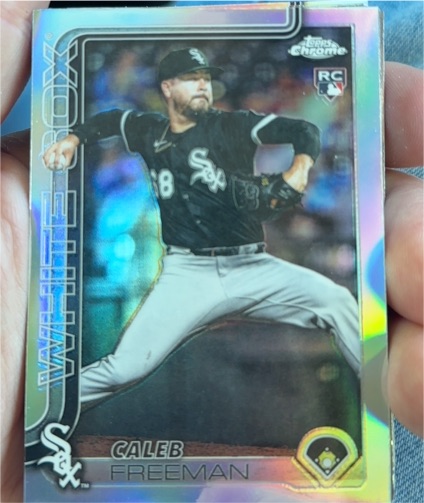 2025 Topps Chrome Update #USC124 Caleb Freeman — front